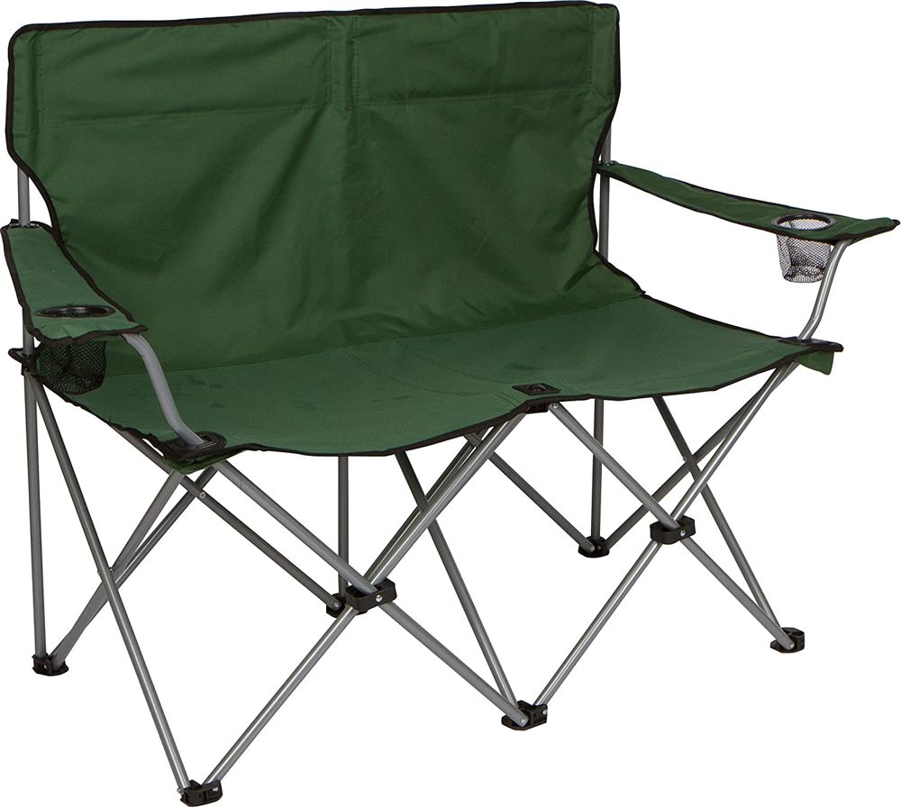 Trademark Innovations Loveseat Style Double Camp Chair